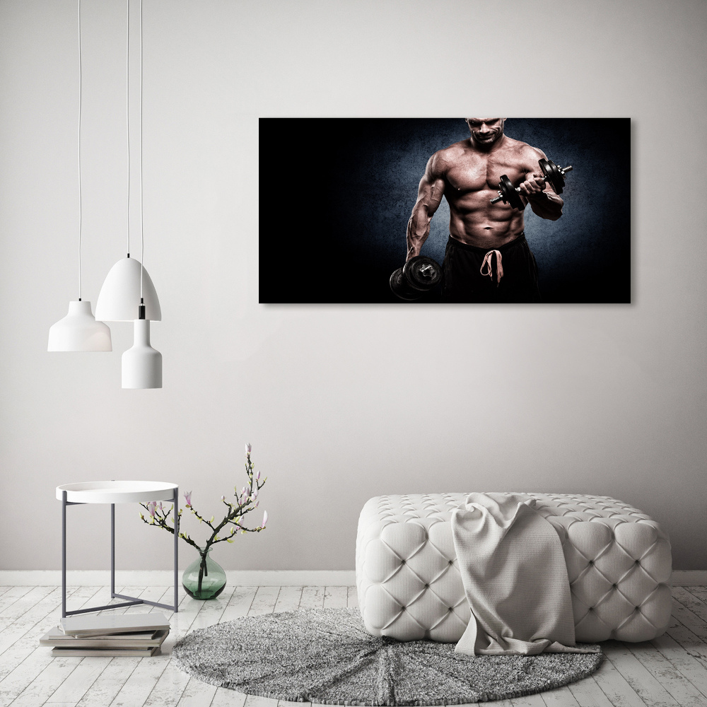 Tableau photo sur toile Construction musculaire