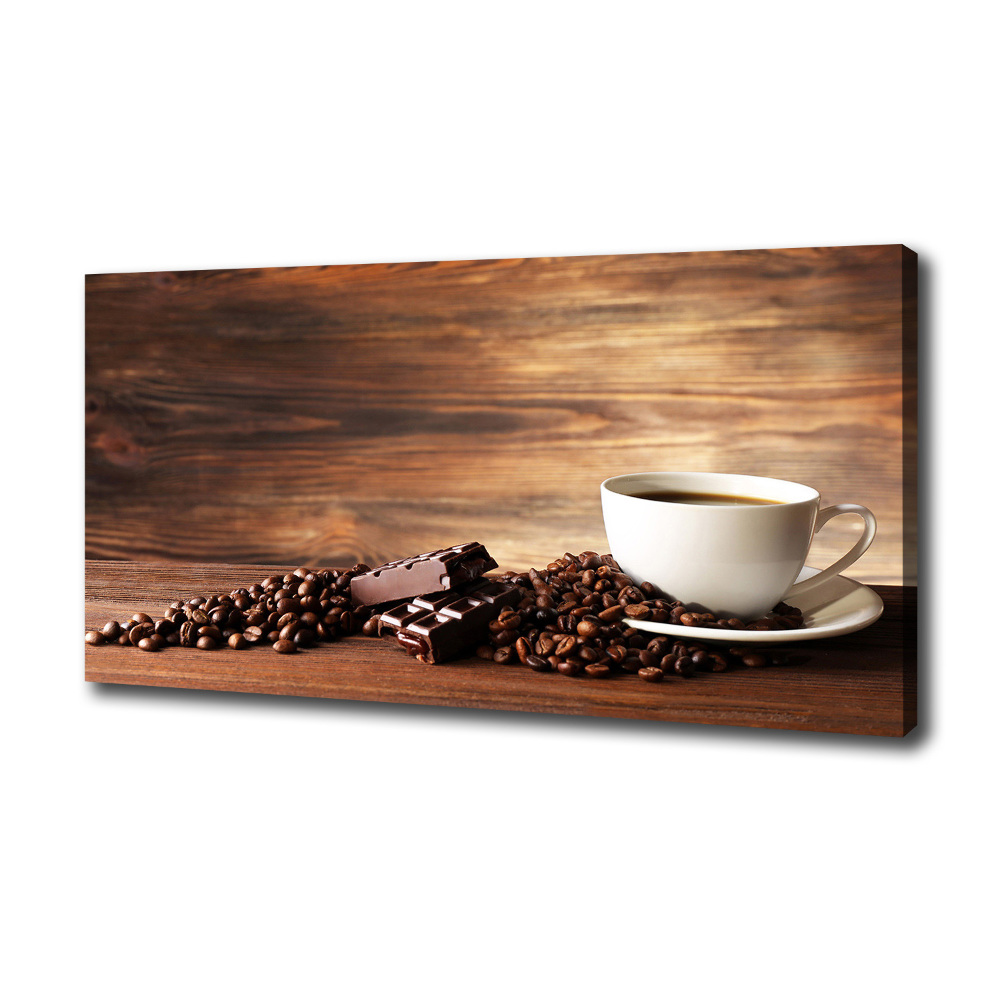 Tableau photo sur toile Café et chocolat