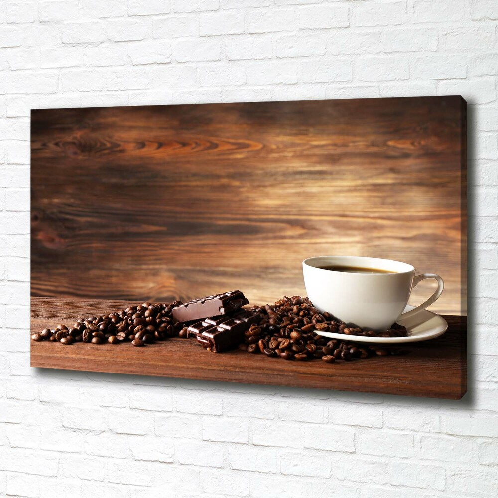 Tableau photo sur toile Café et chocolat