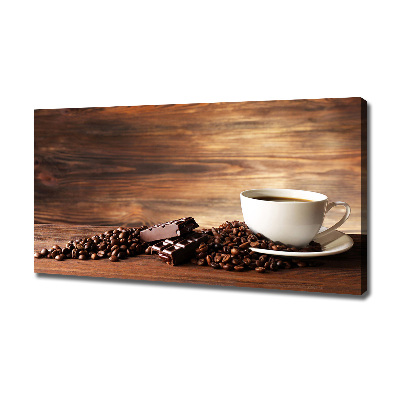 Tableau photo sur toile Café et chocolat