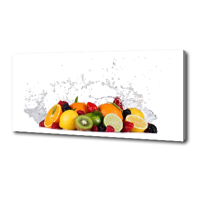 Tableau imprimé sur toile Fruit et eau