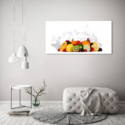 Tableau imprimé sur toile Fruit et eau