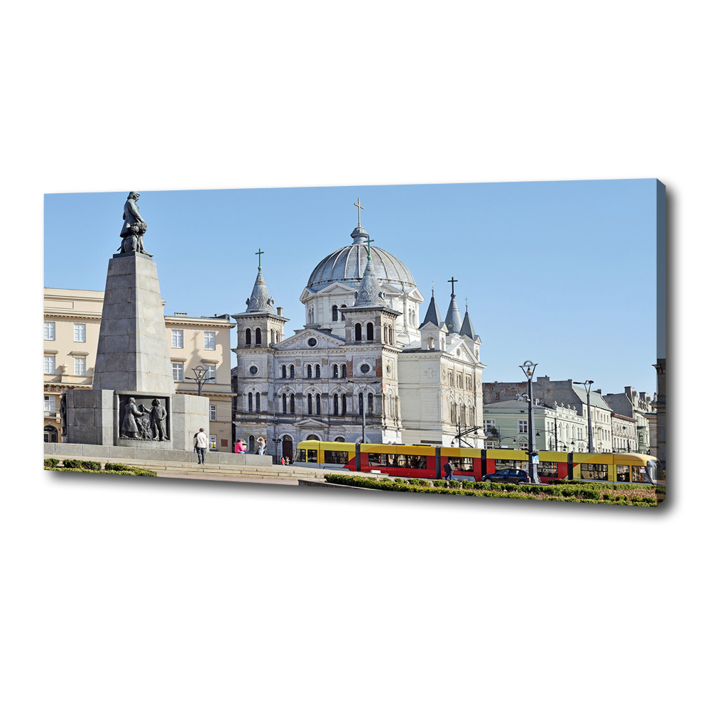 Tableau mural sur toile Place de la Liberté Łódź