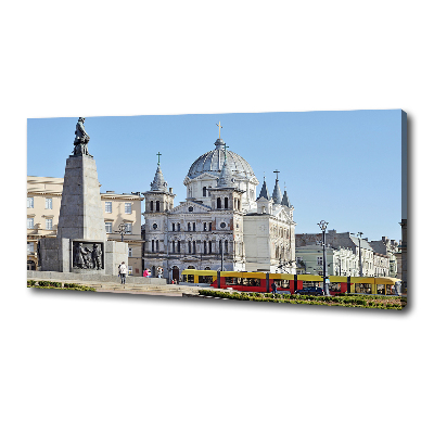 Tableau mural sur toile Place de la Liberté Łódź