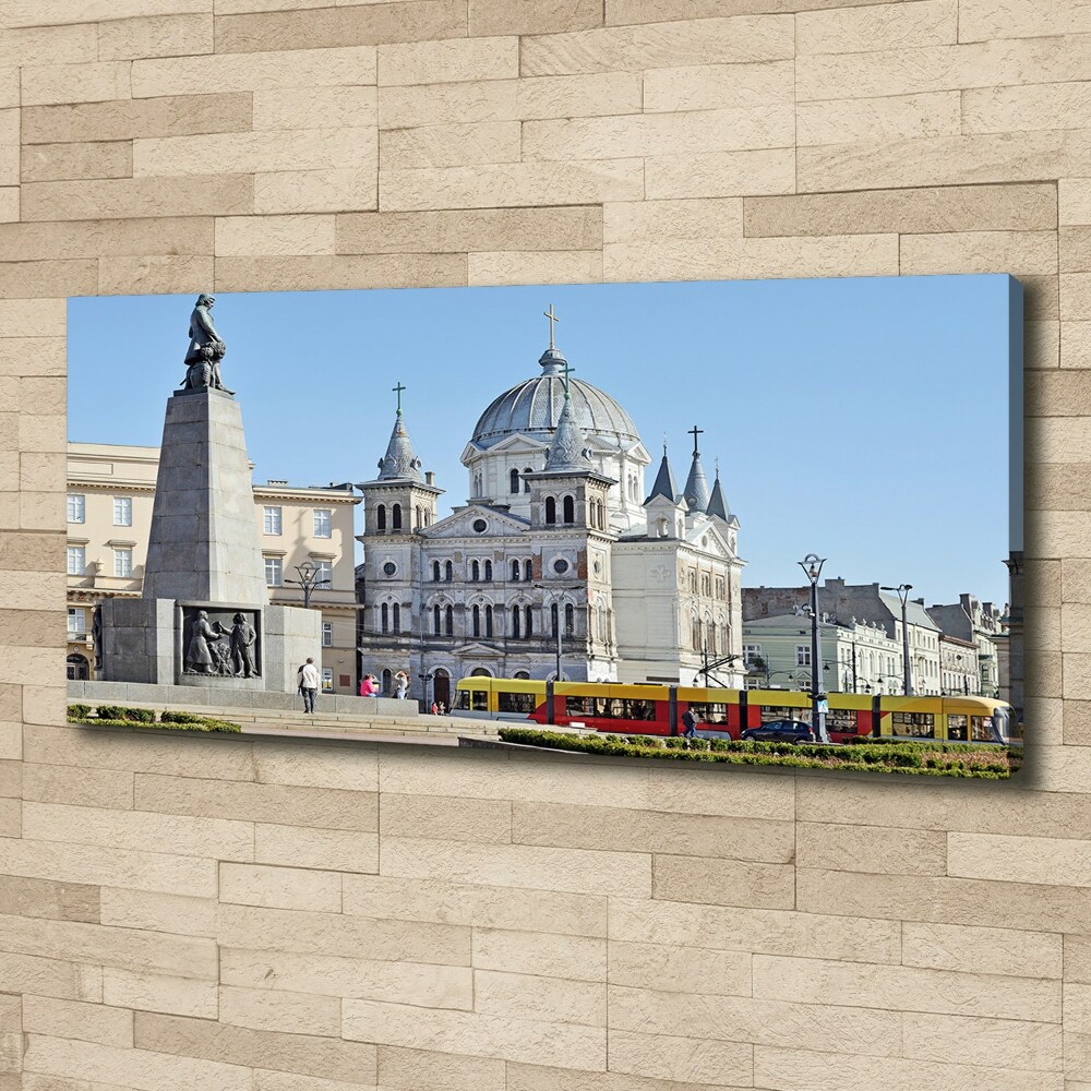 Tableau mural sur toile Place de la Liberté Łódź