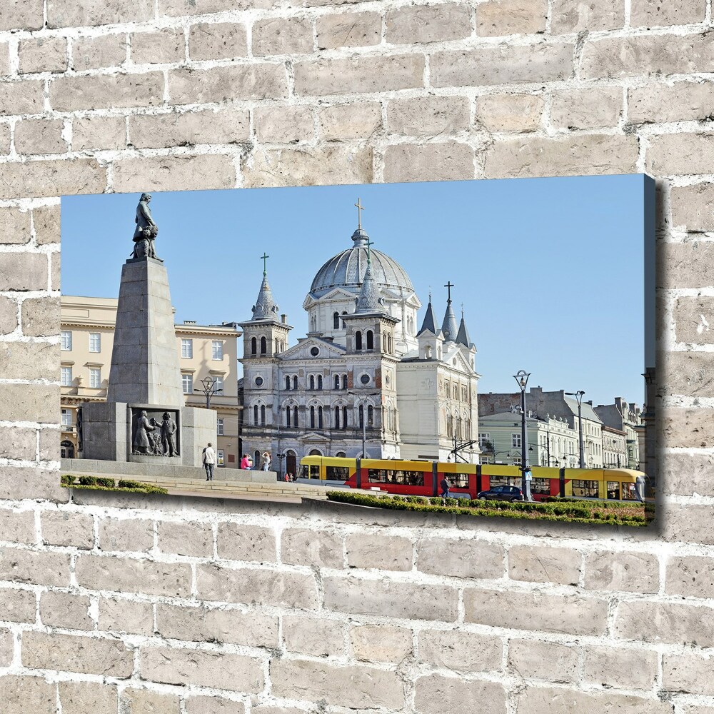 Tableau mural sur toile Place de la Liberté Łódź