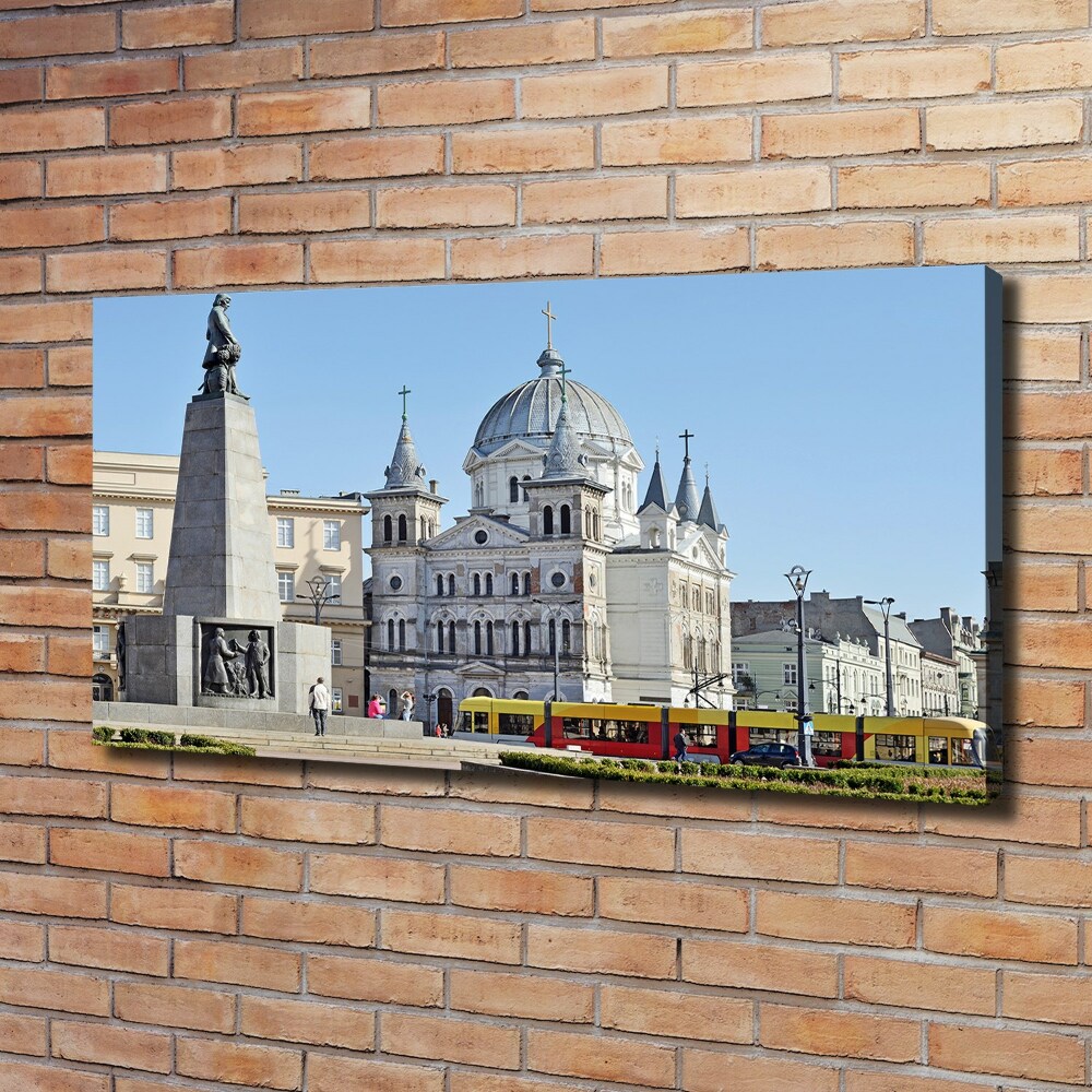 Tableau mural sur toile Place de la Liberté Łódź