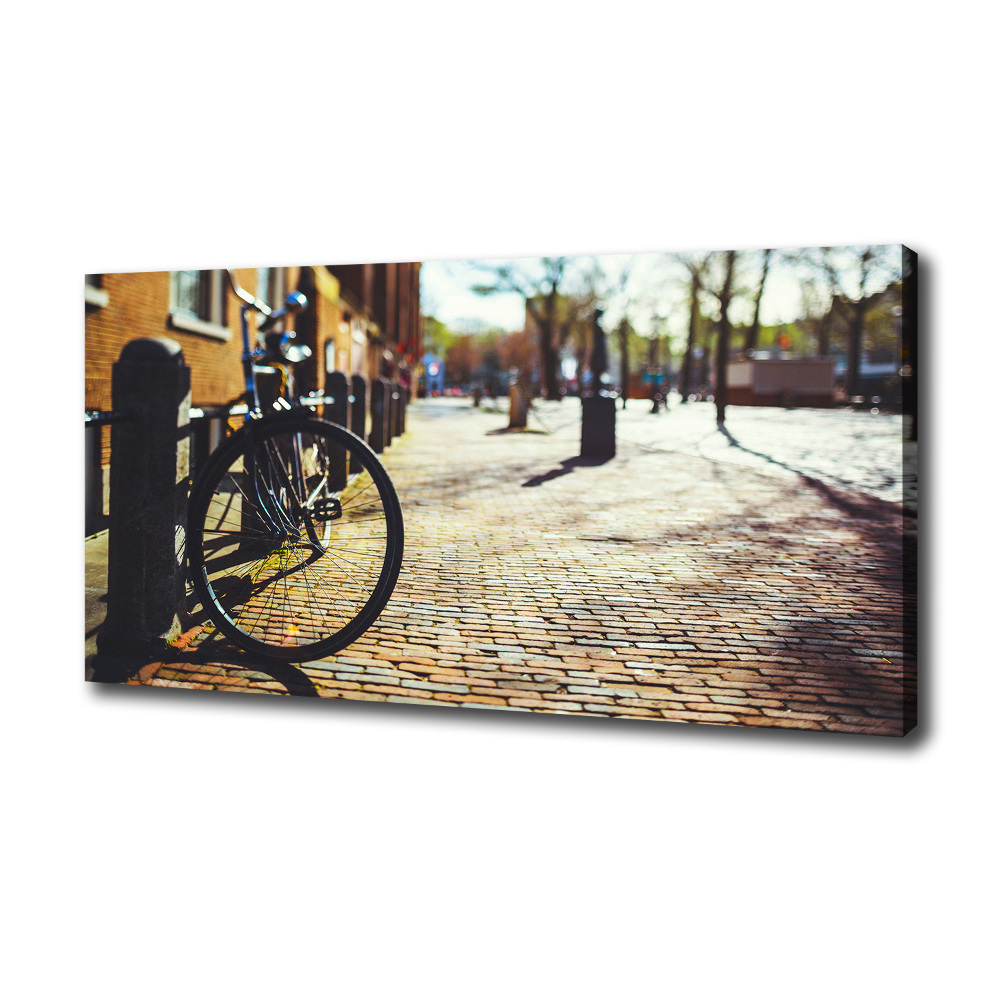 Tableau photo sur toile Vélo à Amsterdam