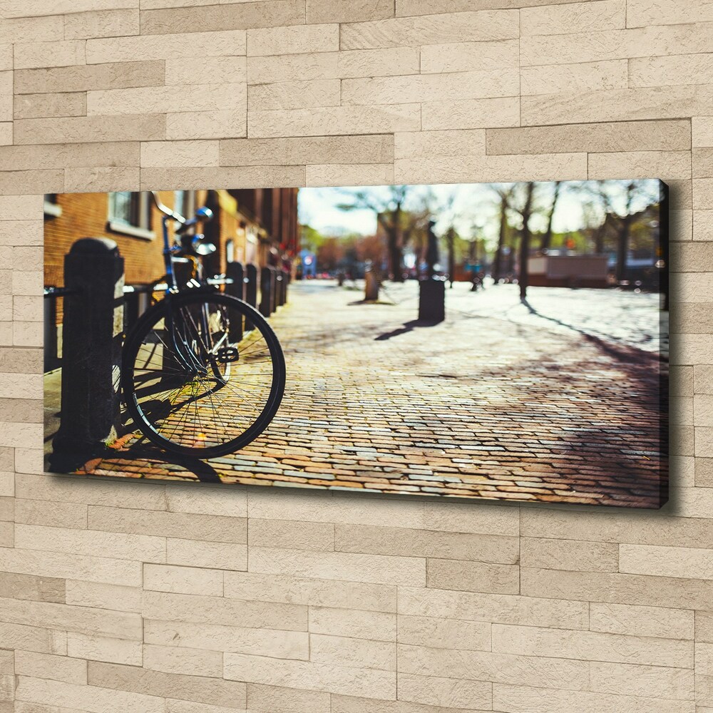 Tableau photo sur toile Vélo à Amsterdam