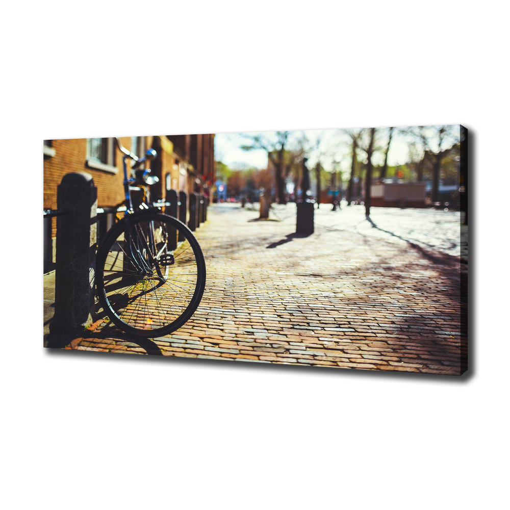 Tableau photo sur toile Vélo à Amsterdam