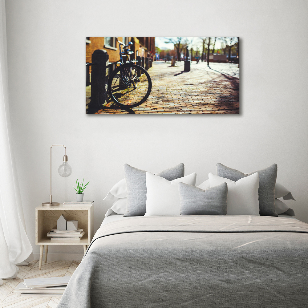 Tableau photo sur toile Vélo à Amsterdam