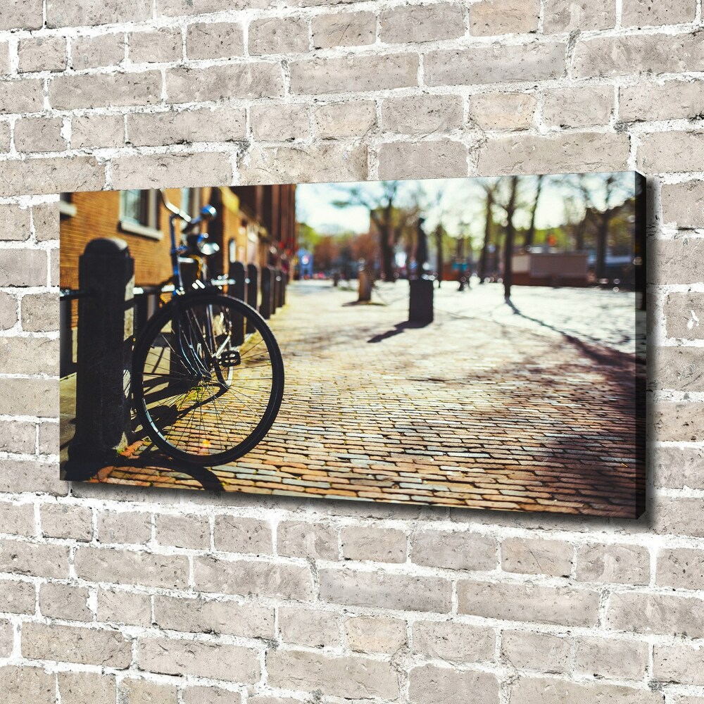 Tableau photo sur toile Vélo à Amsterdam