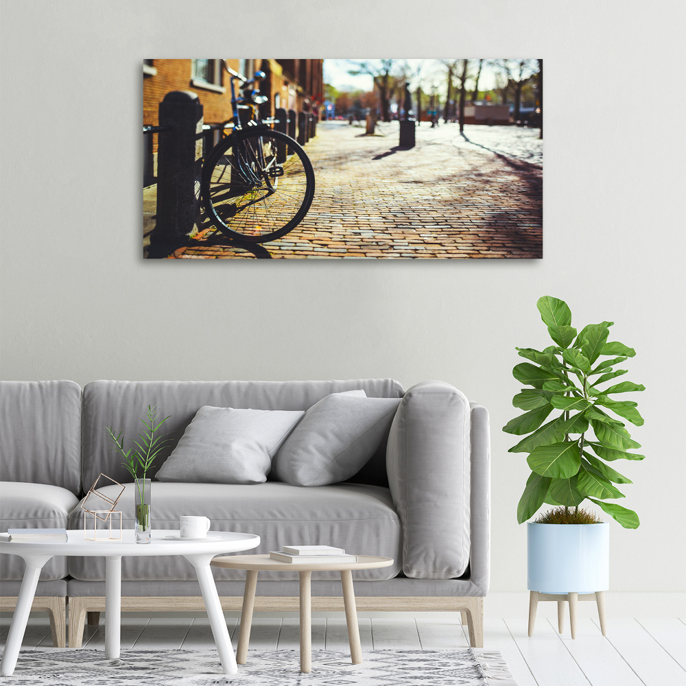 Tableau photo sur toile Vélo à Amsterdam