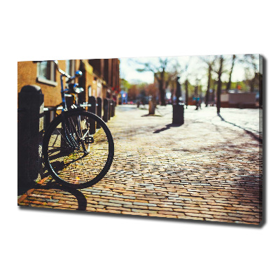 Tableau photo sur toile Vélo à Amsterdam