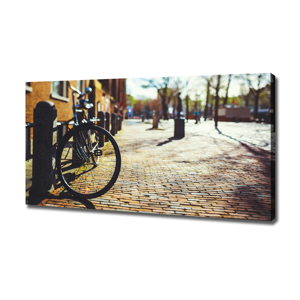 Tableau photo sur toile Vélo à Amsterdam