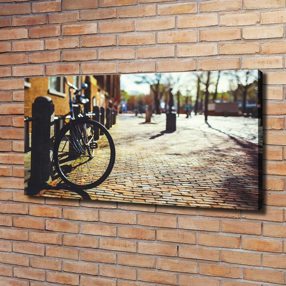 Tableau photo sur toile Vélo à Amsterdam