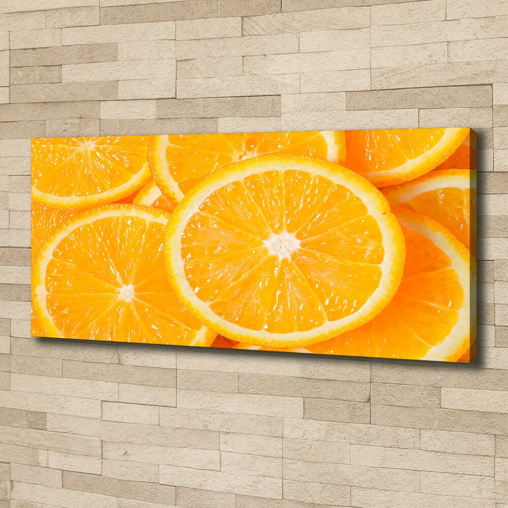 Tableau imprimé sur toile Tranches d'orange