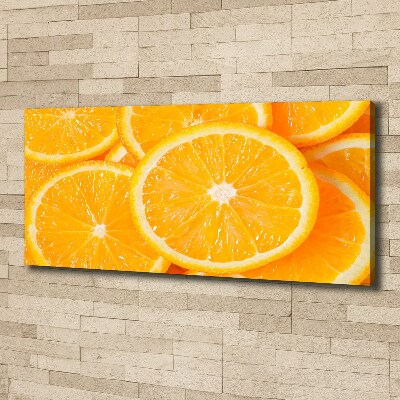 Tableau imprimé sur toile Tranches d'orange