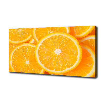 Tableau imprimé sur toile Tranches d'orange