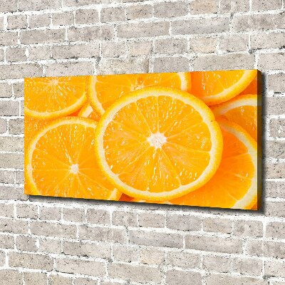 Tableau imprimé sur toile Tranches d'orange