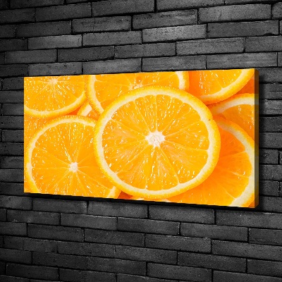 Tableau imprimé sur toile Tranches d'orange