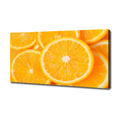 Tableau imprimé sur toile Tranches d'orange