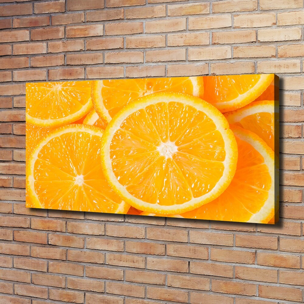 Tableau imprimé sur toile Tranches d'orange