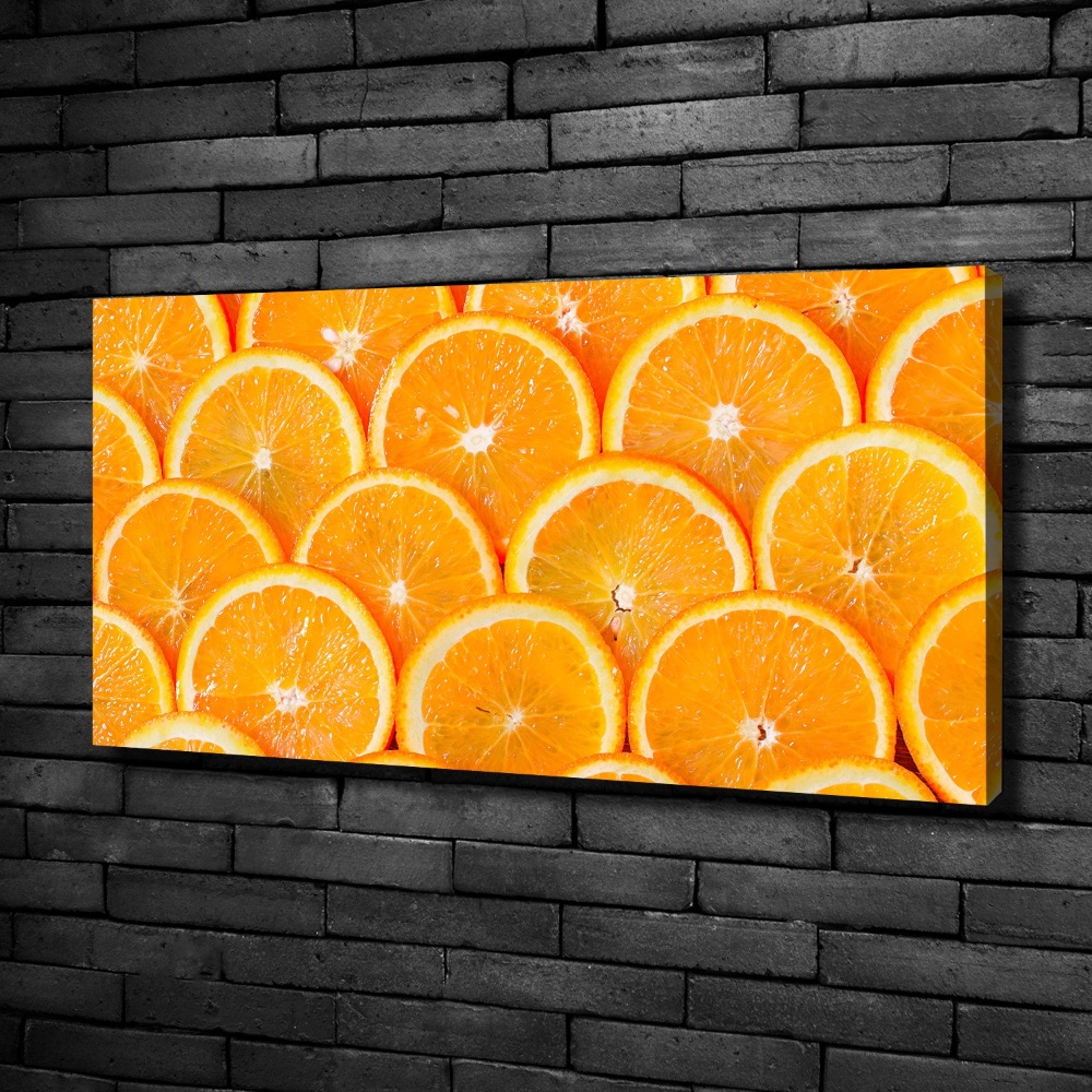 Tableau photo sur toile Tranches d'orange