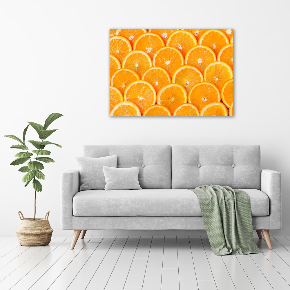 Tableau photo sur toile Tranches d'orange