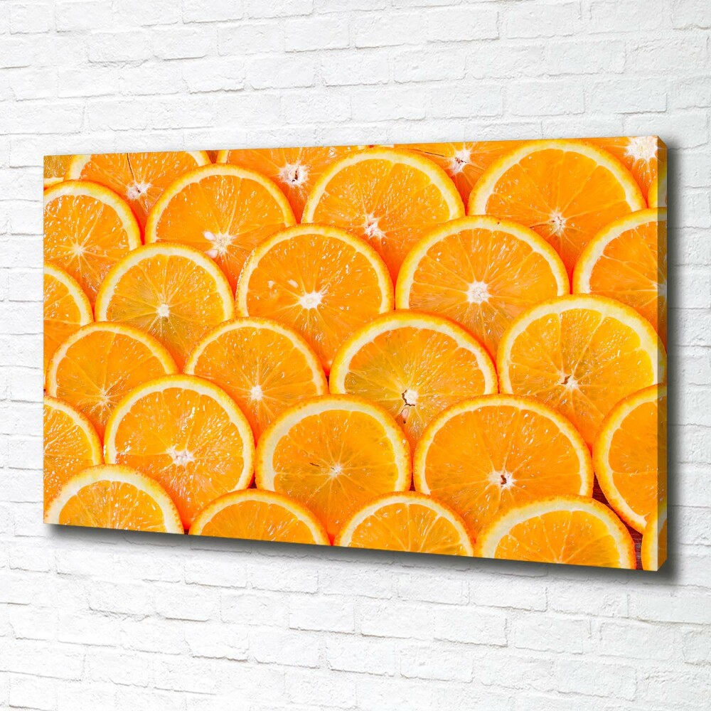 Tableau photo sur toile Tranches d'orange