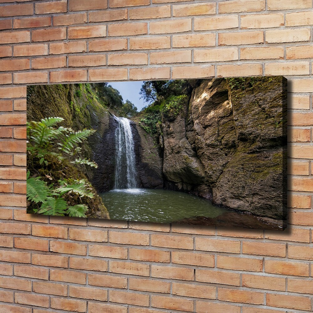 Tableau sur toile Chute d'eau en Sardaigne