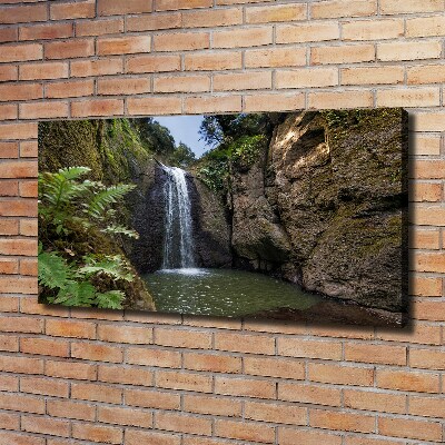 Tableau sur toile Chute d'eau en Sardaigne