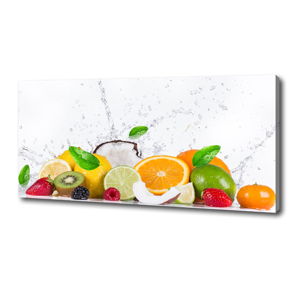 Tableau photo sur toile Fruit et eau