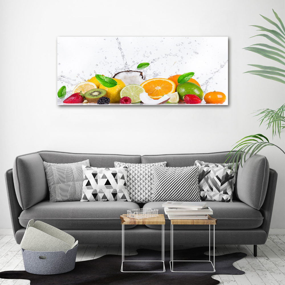 Tableau photo sur toile Fruit et eau