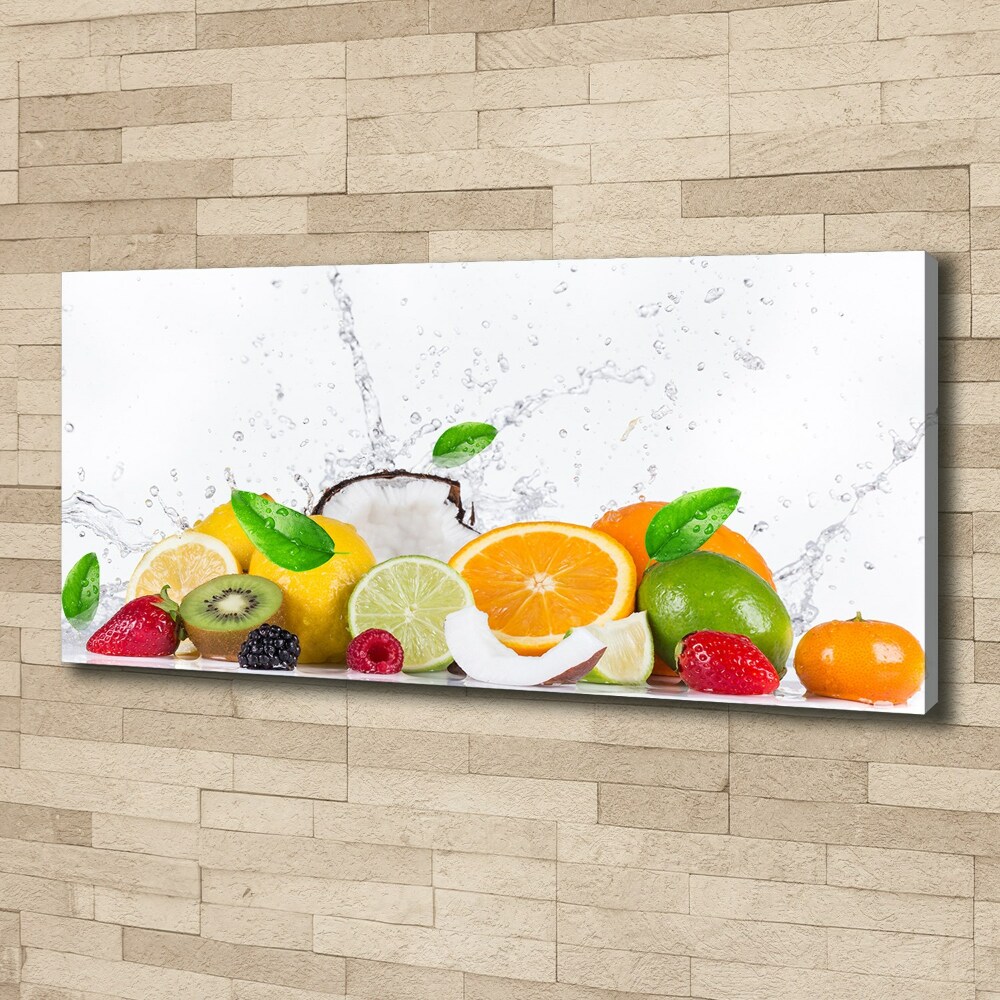 Tableau photo sur toile Fruit et eau