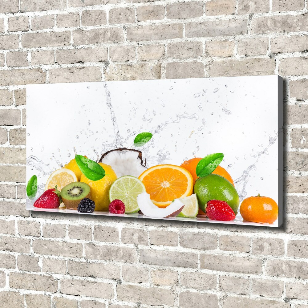 Tableau photo sur toile Fruit et eau