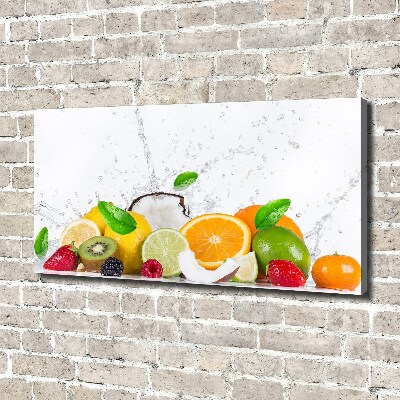 Tableau photo sur toile Fruit et eau