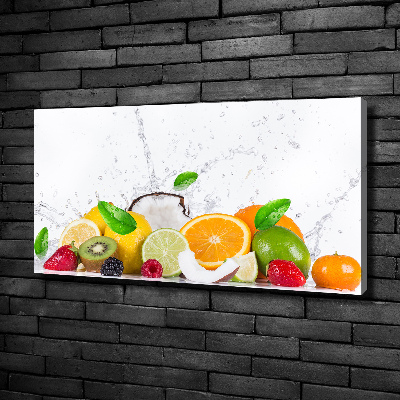 Tableau photo sur toile Fruit et eau