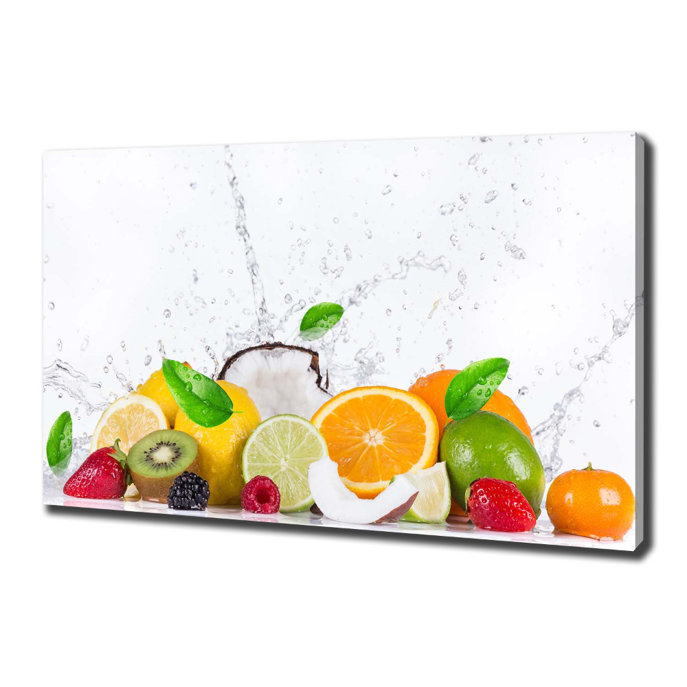 Tableau photo sur toile Fruit et eau