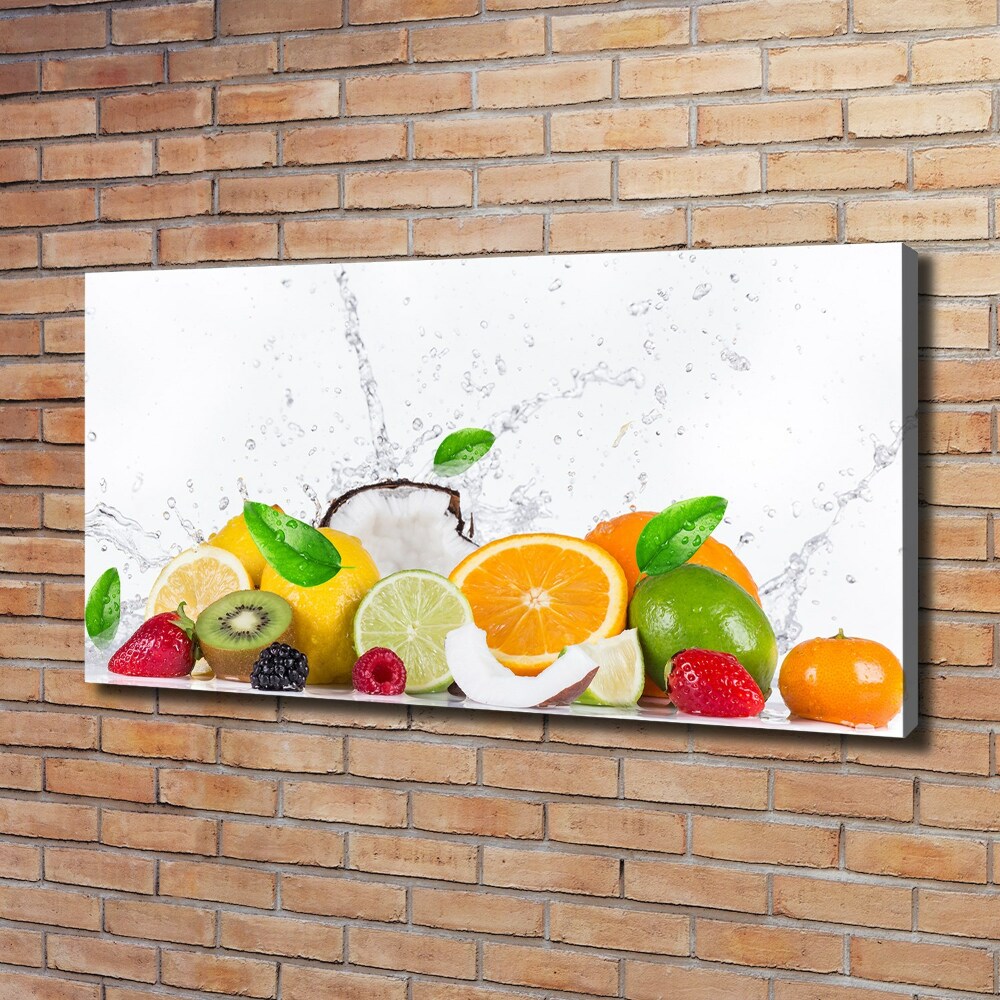 Tableau photo sur toile Fruit et eau