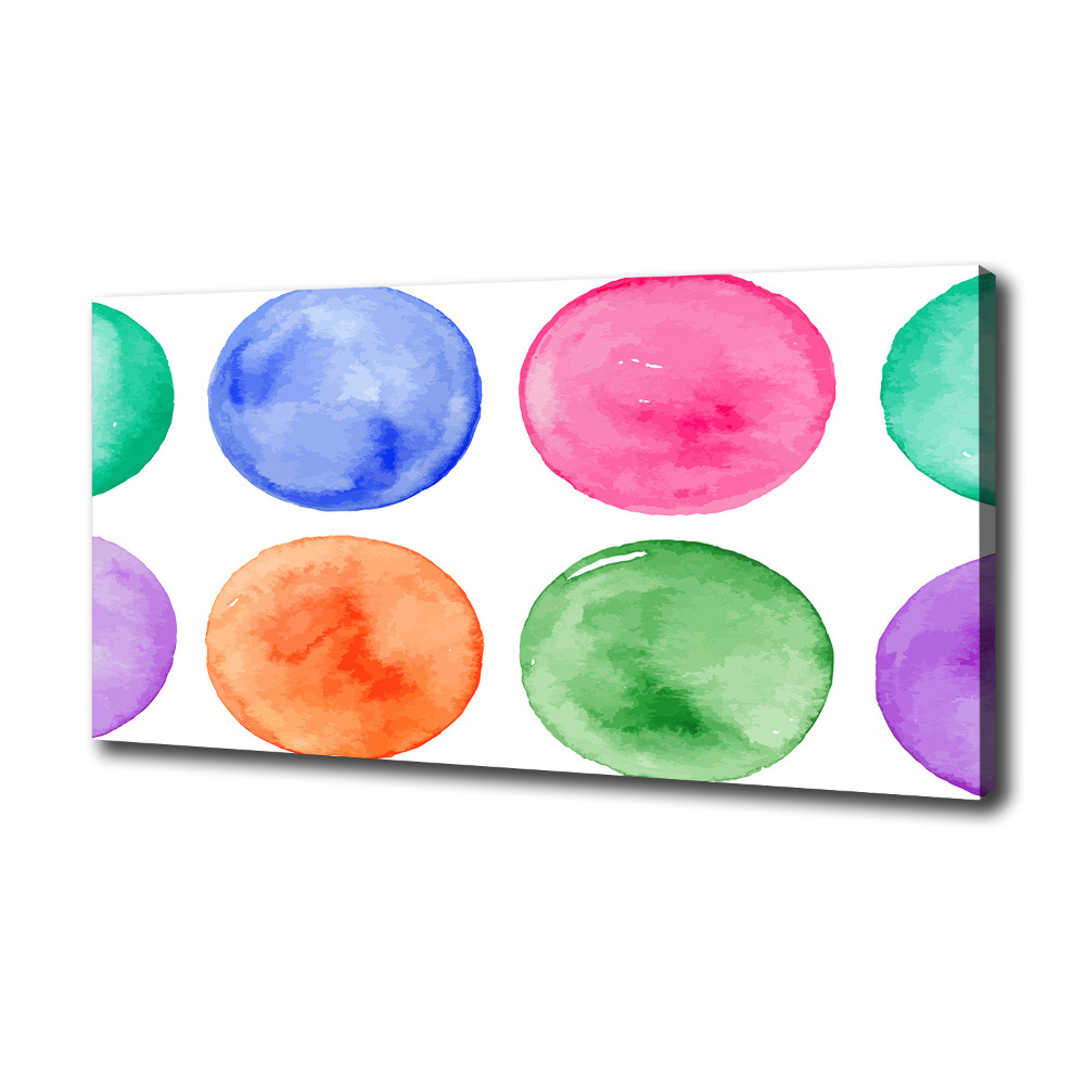 Tableau imprimé sur toile Cercles colorés