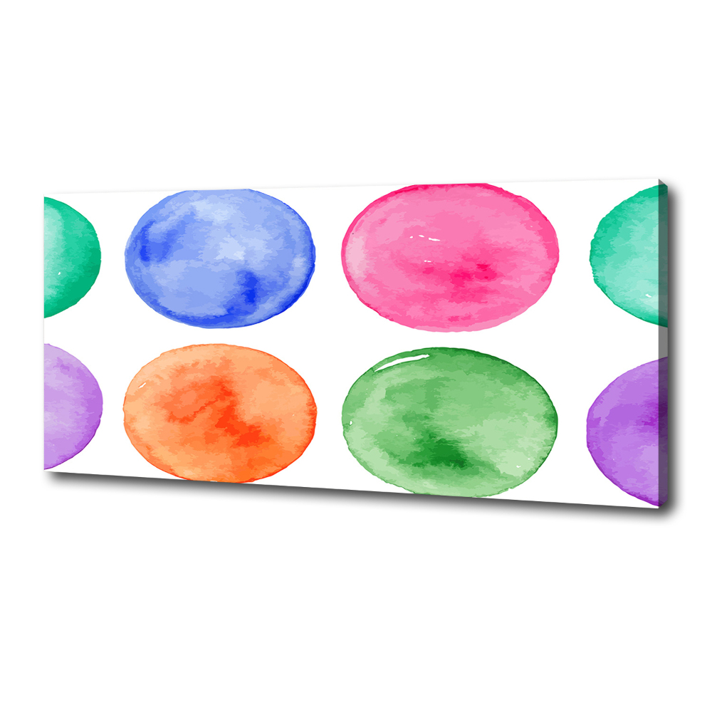 Tableau imprimé sur toile Cercles colorés