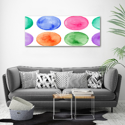 Tableau imprimé sur toile Cercles colorés