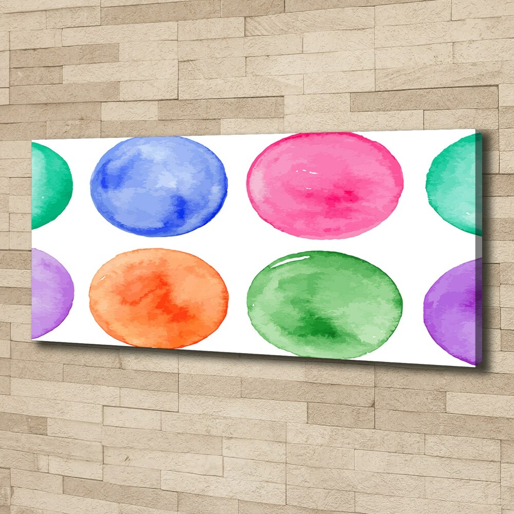 Tableau imprimé sur toile Cercles colorés