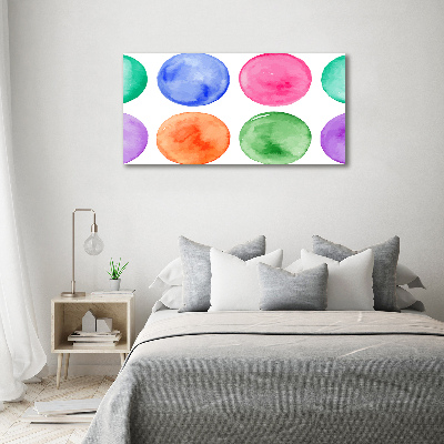 Tableau imprimé sur toile Cercles colorés