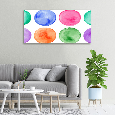 Tableau imprimé sur toile Cercles colorés