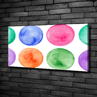 Tableau imprimé sur toile Cercles colorés