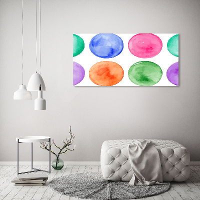 Tableau imprimé sur toile Cercles colorés