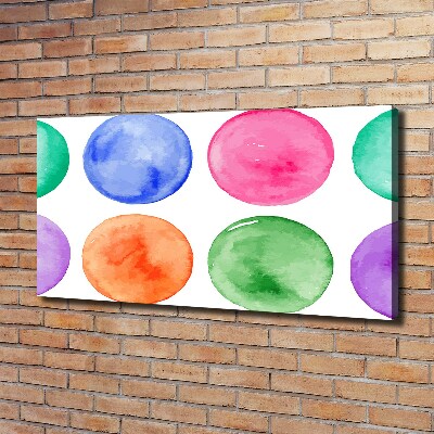 Tableau imprimé sur toile Cercles colorés