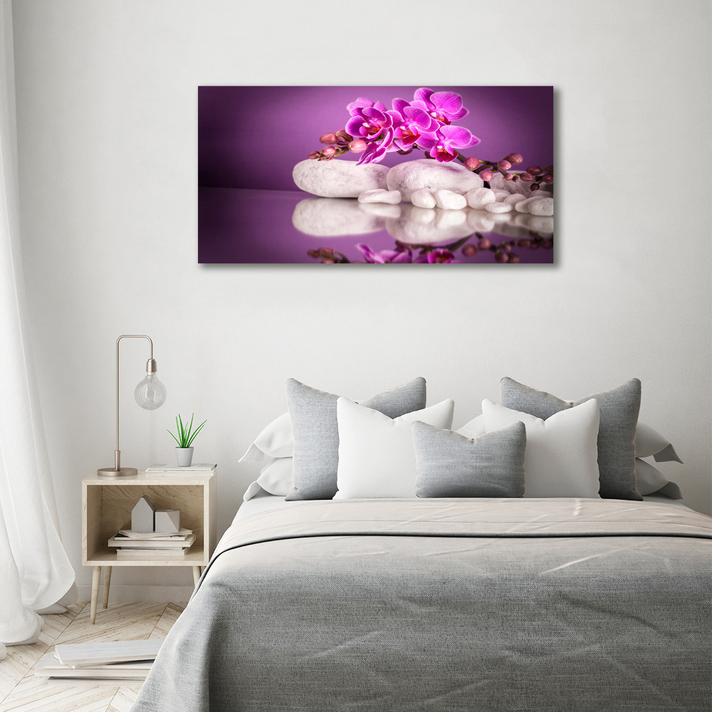 Tableau photo sur toile Orchidée rose